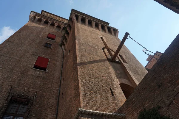 Estense Castle Ferrara Italy Sunny Day — Stock Photo, Image