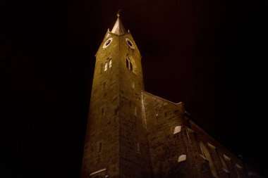 Bavyera Ormanı gece kilisede neuschonau 