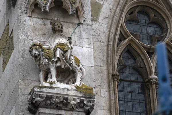 Regensburg Dome Kyrkan Katedralen Detalj Tyskland Världsarvet — Stockfoto