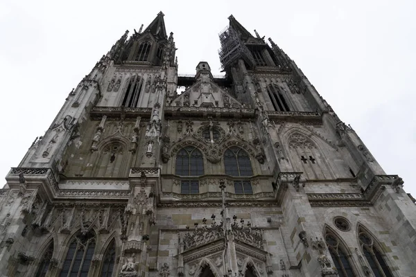 Cúpula Regensburg Iglesia Catedral Detalle Alemania Unesco Sitio — Foto de Stock