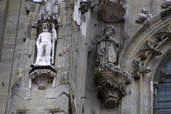 Regensburg Kubbe Kilise Katedral Ayrıntılı Almanya Olarak Unesco Tarafından — Stok fotoğraf