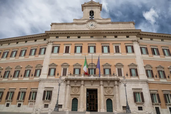 Palazzo Montecitorio Roma Talyan Milletvekilleri Odası Koltuk Saray Gibi — Stok fotoğraf