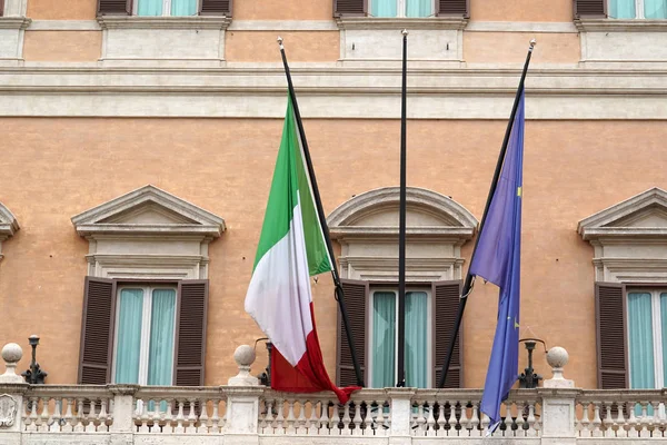 Palazzo Montecitorio Palace Rome Seat Italian Chamber Deputies — Stock Photo, Image