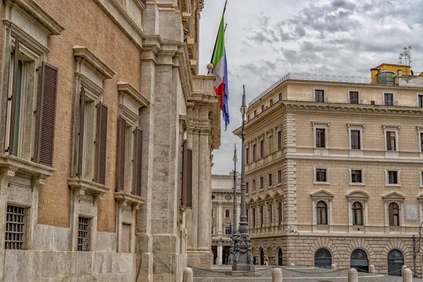 Palazzo Montecitorio Roma Talyan Milletvekilleri Odası Koltuk Saray Gibi — Stok fotoğraf