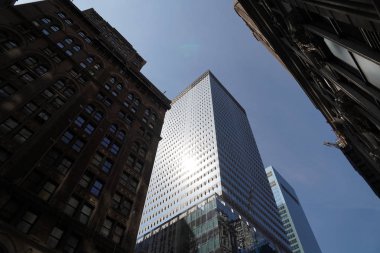 New york gökdelen görünümü görünümü kadar alttan