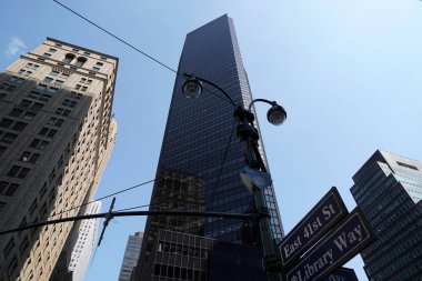 New york gökdelen görünümü görünümü kadar alttan