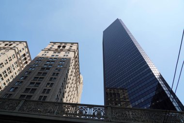 New york gökdelen görünümü görünümü kadar alttan