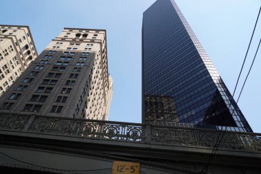 New york gökdelen görünümü görünümü kadar alttan