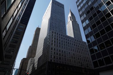 New york gökdelen görünümü görünümü kadar alttan
