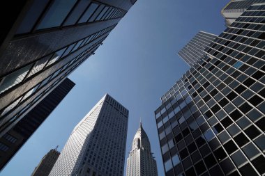 New york gökdelen görünümü görünümü kadar alttan