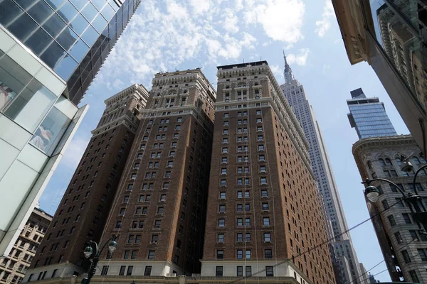 Imperio estado edificio nueva york ciudad nuevo rascacielos — Foto de Stock