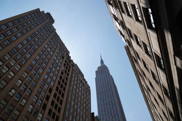 Empire State Building Manhattan Paisaje Urbano Nueva York — Foto de Stock
