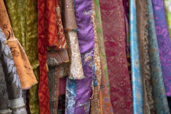 India Clothes Market Detail Close — Stock Photo, Image