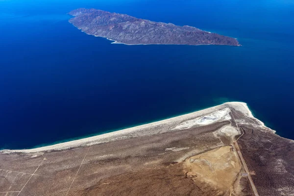 Cerralvo Jacques Cousteau Island Mexico Baja California Sur Воздуха Панорамный — стоковое фото