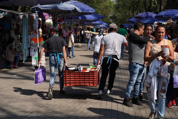 Mexiko Stadt Februar 2019 Chapultepec Ist Einer Der Größten Stadtparks — Stockfoto