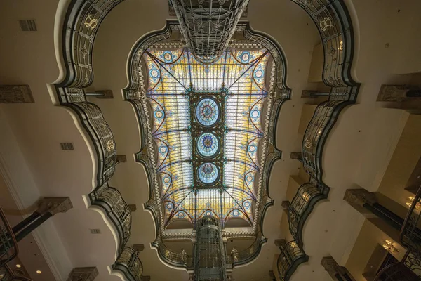 Cidade México Janeiro 2019 Gran Hotel Ciudad México Foi Cenário — Fotografia de Stock