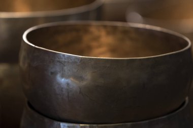 geleneksel bronz Tibet çan