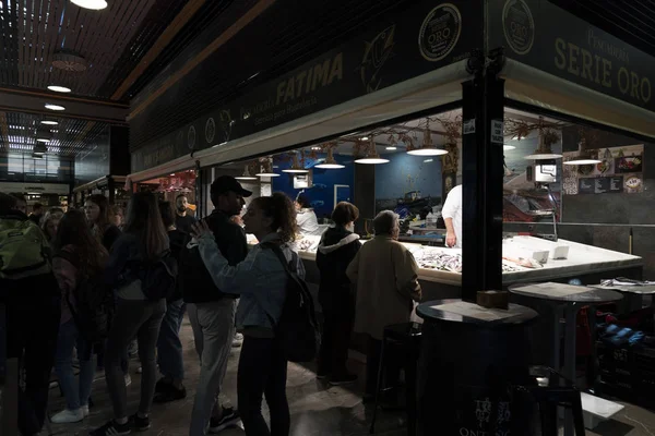 MURCIA, ESPANHA - Março 25 2019 - O mercado de San Agustin — Fotografia de Stock