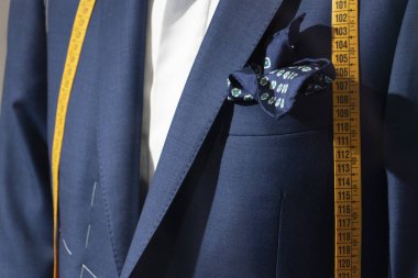 terzi elbise detay yakın çekim