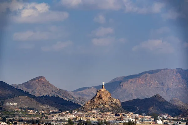 Monteagudo murcia İspanya İsa heykeli — Stok fotoğraf