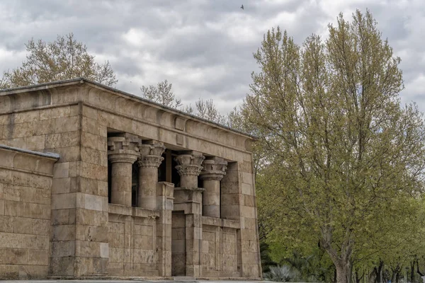 Egyptische Debod tempel Madrid Spanje — Stockfoto