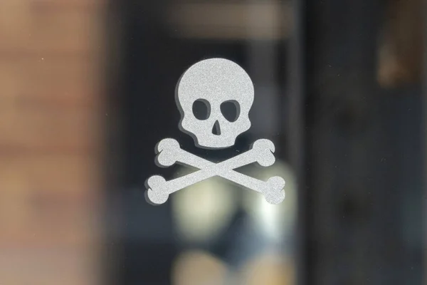 Символ пірата Роджер Джолі — стокове фото