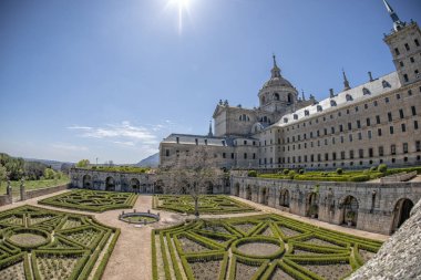 Madrid İspanya yakınında Escorial Manastırı
