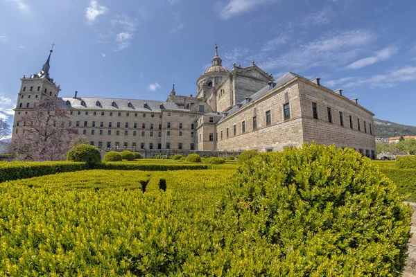 Mosteiro de Escorial perto de Espanha madrista — Fotografia de Stock