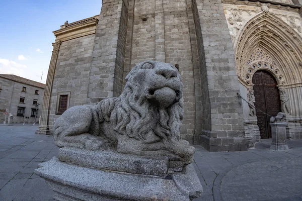 Avila şehir İspanya eski duvarlar — Stok fotoğraf