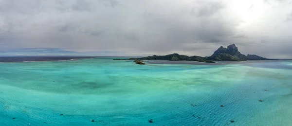 Bora Bora hava manzara fransız polinezyası — Stok fotoğraf