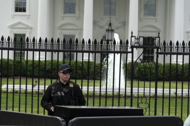 Washington Dc, ABD - 26 Nisan 2019 - Beyaz Saray'da Trump'a Karşı Gösteri