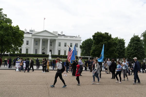 Ουάσινγκτον, ΗΠΑ-Απρίλιος 26 2019-επίδειξη εναντίον ατού στο Λευκό Οίκο — Φωτογραφία Αρχείου