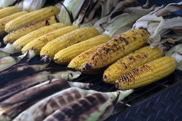 Roasted corn cob barbecue — Stock Photo, Image