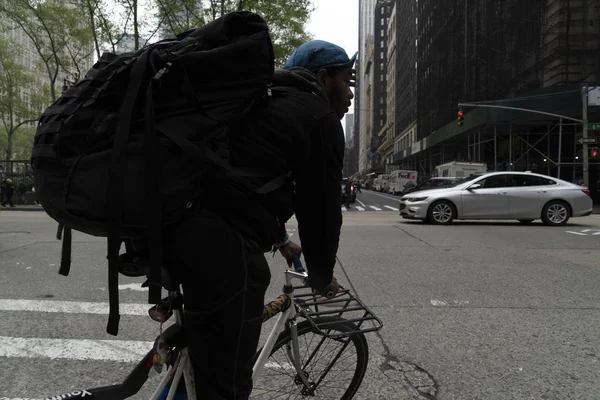 NEW YORK, USA - MAY 5 2019 - City streets congested traffic jam — Stock Photo, Image