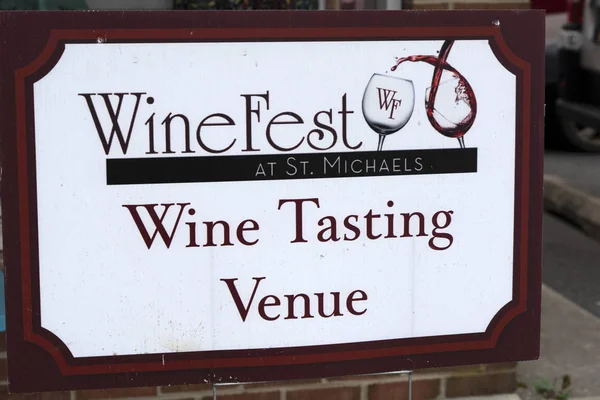 ST MICHALES, MD - USA - 26 ABRIL 2019 - el lugar anual de cata de vinos WineFest — Foto de Stock