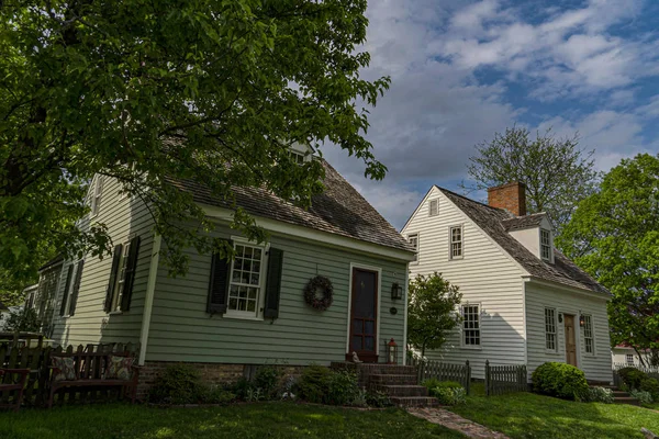 St Michaels wioska Maryland stare domy historyczne — Zdjęcie stockowe