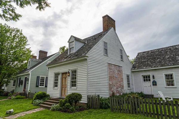 St Michaels Village Maryland oude historische huizen — Stockfoto