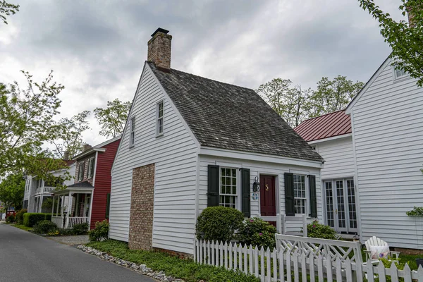 St Michaels vesnice Maryland staré historické domy — Stock fotografie