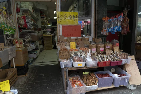 New York, USA-maj 4 2019-Chinatown Streets marknader och butiker — Stockfoto