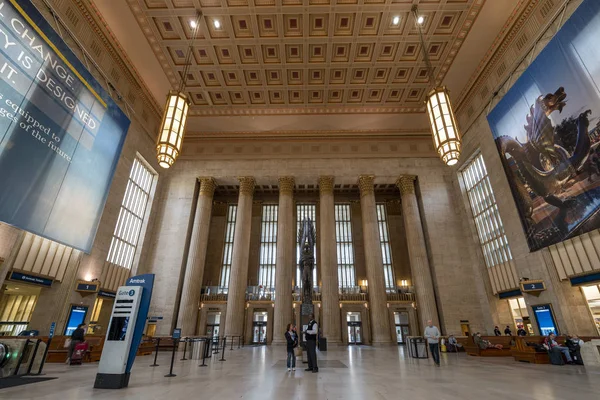 PHILADELPHIA, EUA - 30 de abril de 2019 - 30th street station — Fotografia de Stock