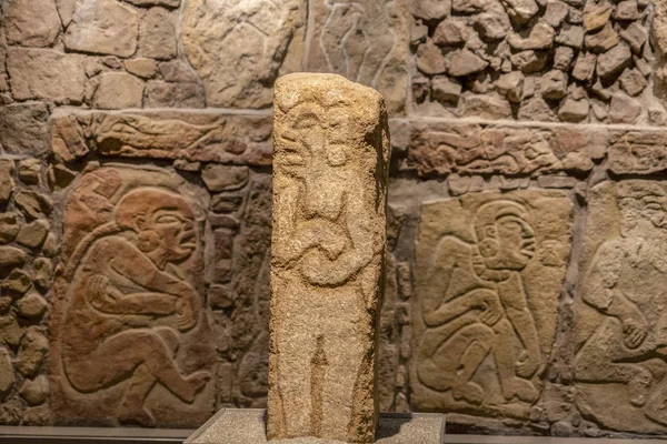 Mexico City, Meksyk-Styczeń 31 2019-Muzeum Antropologiczne miasta Meksyk — Zdjęcie stockowe