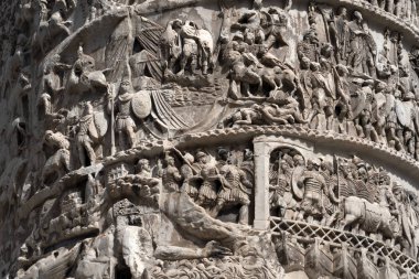 Marco Aurelio Sütun Roma Piazza Colonna Place