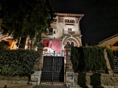 Coppede sıradışı tarzı architechture ilçe roman binalarda gece art nouveau özgürlük 