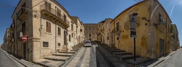 Noto sicily baroque town panorama — Stock Photo, Image