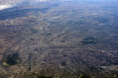 gatwick londra havadan görünümü uçaktan panorama