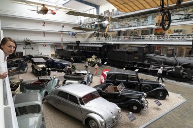 Prag, Çek Cumhuriyeti - 17 Temmuz 2019 - Prag Ulusal Teknik Müzesi