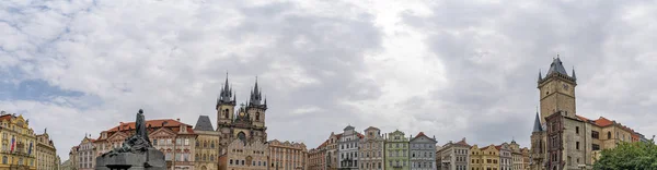 布拉格老城广场全景 — 图库照片