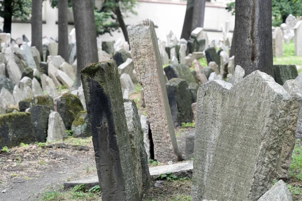 Prag Yahudi eski mezarlığı — Stok fotoğraf