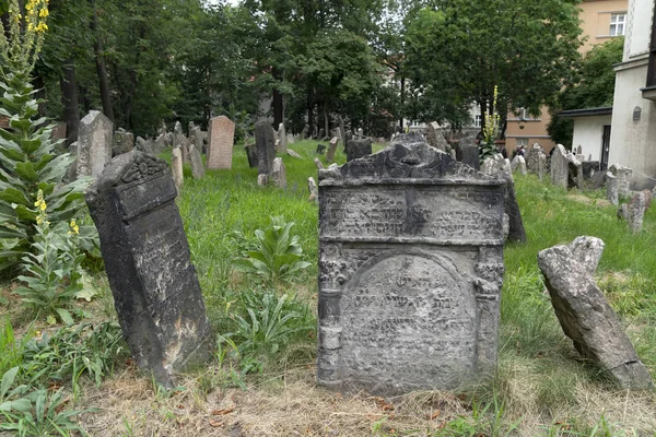 Židovský starý hřbitov v Praze — Stock fotografie
