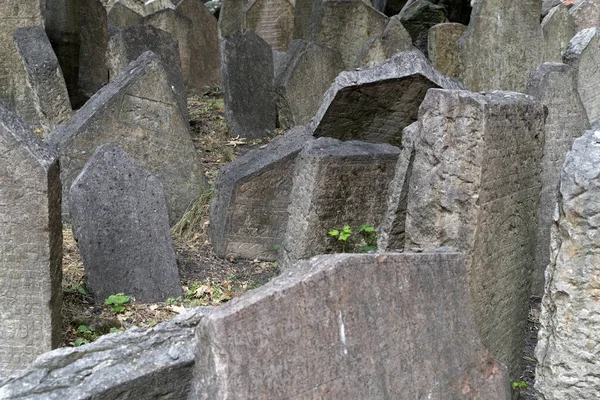 Εβραϊκό παλιό νεκροταφείο στην Πράγα — Φωτογραφία Αρχείου